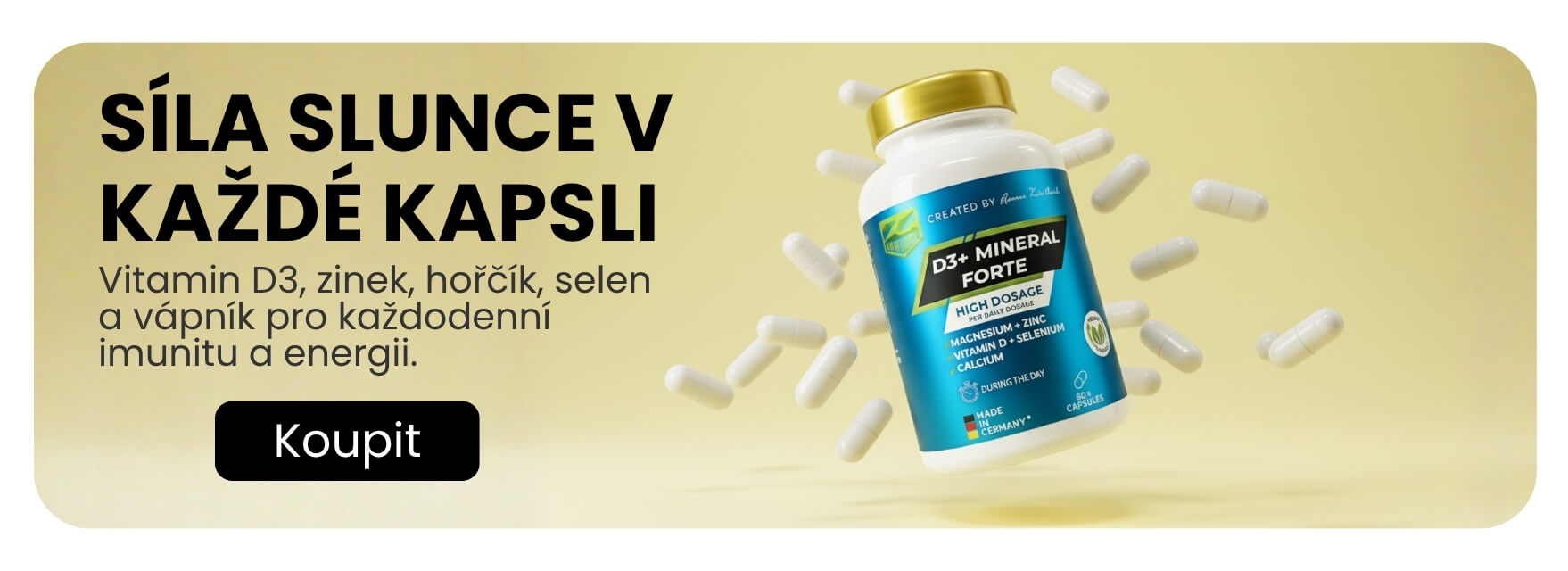 Vitamin D3 banner desktop stred