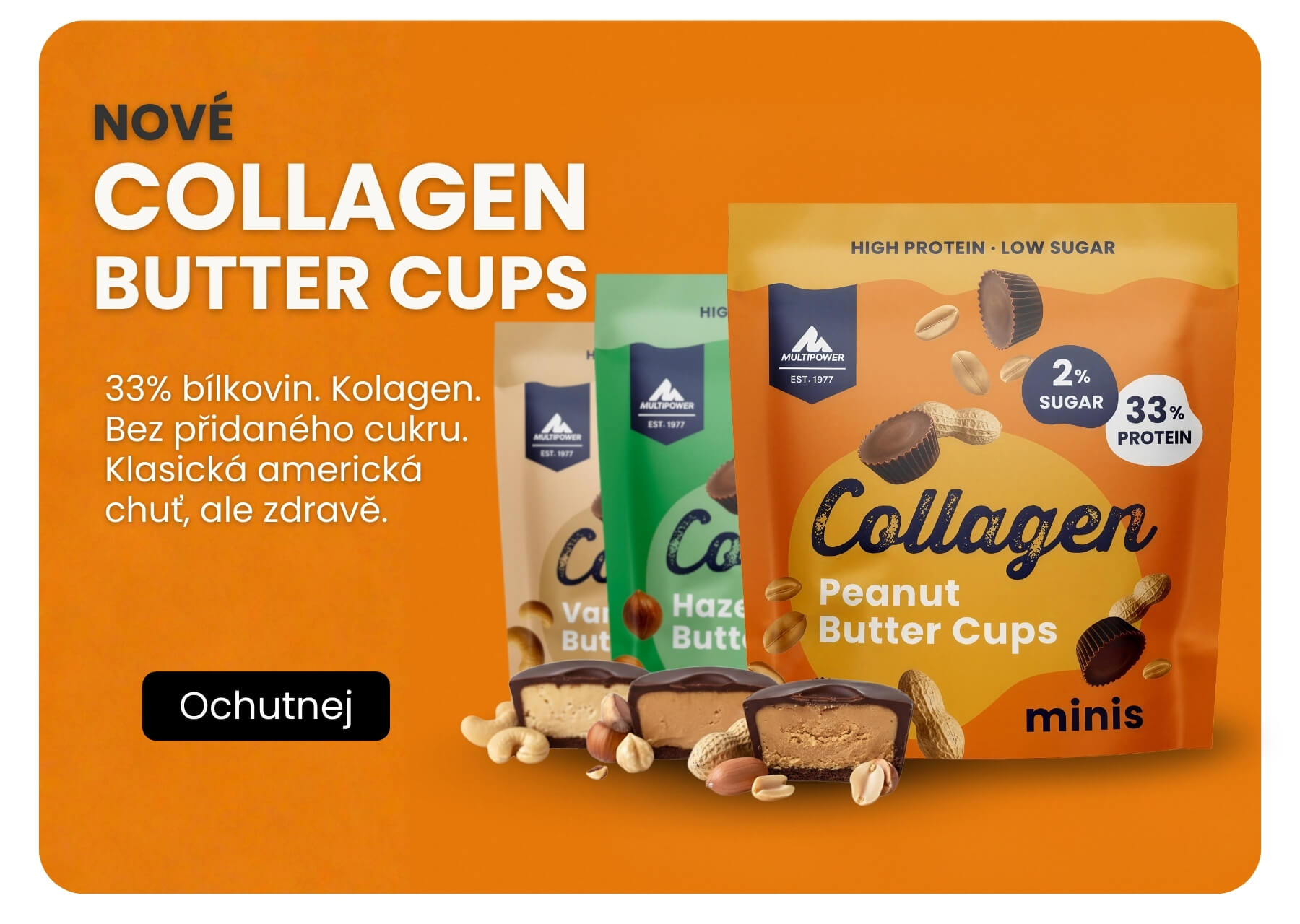 Collagen Peanut Butter Cups 70g