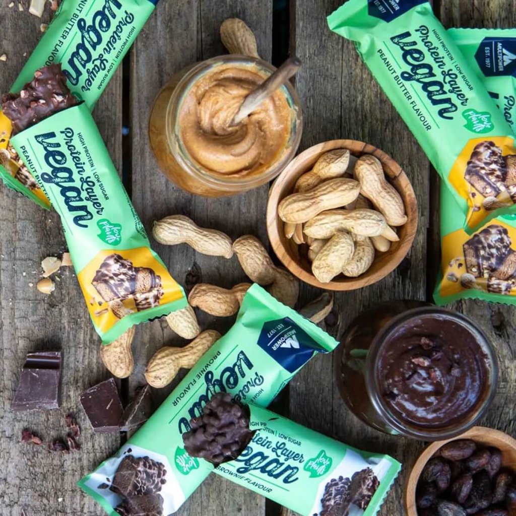 Vegan Layer překrojené tyčinky