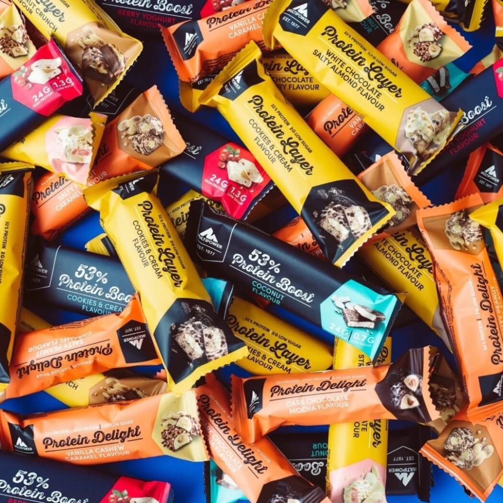 Multipower Protein Bar Mix Box - ilustrační foto