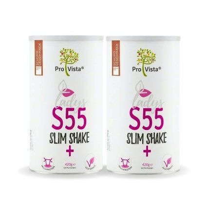 Dieta S55 slim shake 1+ druhý za polovinu čokoláda 840 g fitnessshop cz praha 4